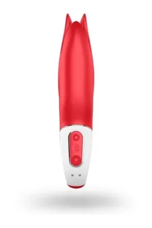 Вибратор в форме Цветка с мягкими лепестками Satisfyer Vibes Power Flower, красный Sex Aura Киев