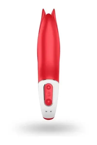 Вибратор в форме Цветка с мягкими лепестками Satisfyer Vibes Power Flower, красный Sex Aura Киев - изображение 4