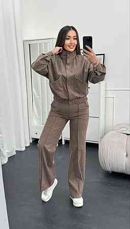 Женский стильный повседневный костюм двойка бомбер+брюки Одесса