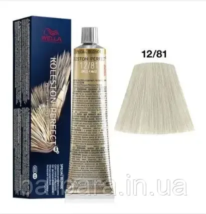 12/81 Фарба для волосся Wella Koleston 12/81 Ультраяскравий блонд жемчужно-пепел Київ - фото 18
