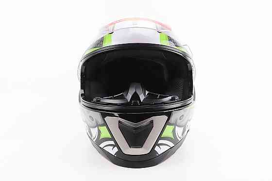 Шолом інтеграл, закритий BLD-M62 S (55-56см), СІРИЙ/НЕОНОВО-ЗЕЛЕНИЙ "T-Rex" Киев