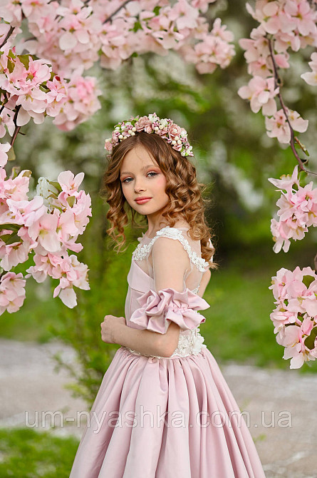 Ободок обруч з квітами 