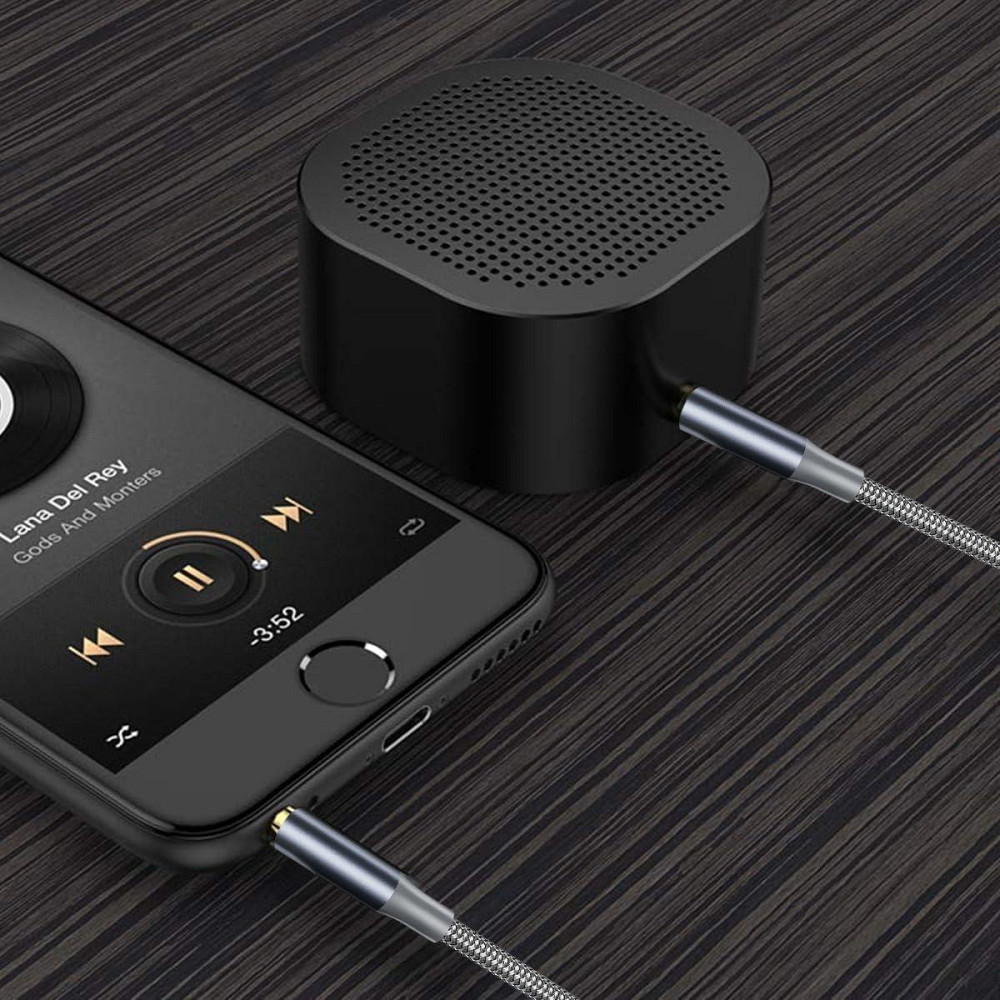 Аудиокабель AUX 3.5 мм Ploiwue 2 шт по 3 м, плетеный, для наушников, смартфонов, авто, ПК Киев - изображение 7