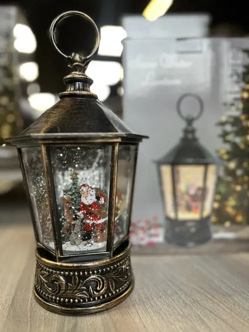 Jianlips Санта Клаус Музыкальный новогодний фонарь XMAS WDL 24077A Коломыя - изображение 3