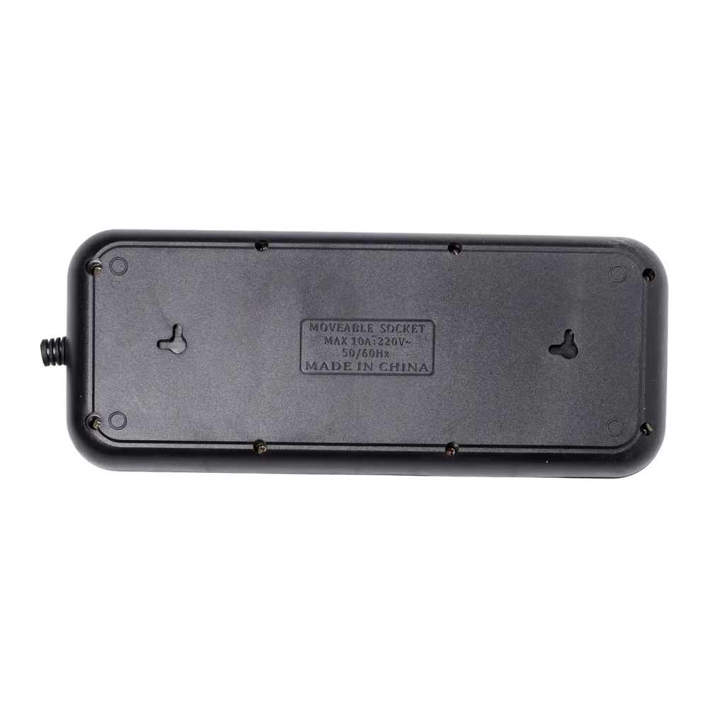 Yiwu Мережевий фільтр 4.8 м подовжувач на 8 розеток з 3 USB 1 Type-C та кнопкою відключення F20 Коломия - фото 6