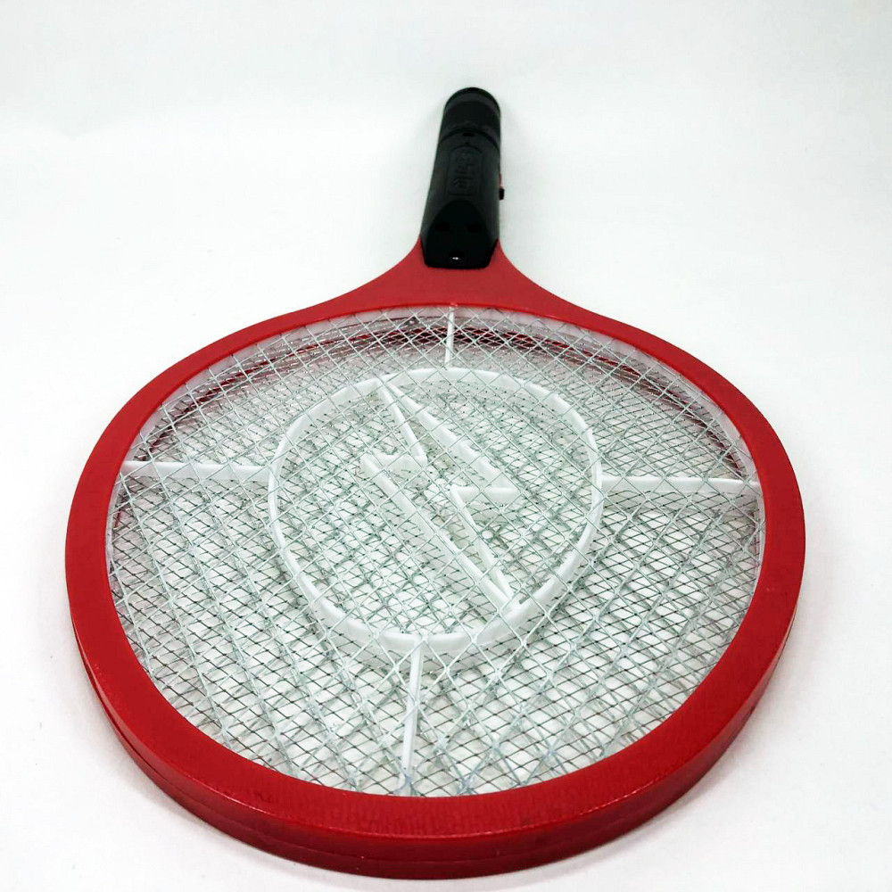 Мухобойка электрическая от насекомых, Аккумуляторный уничтожитель комаров, мошек, мух. Цвет: красный XI-11 Львов - изображение 5