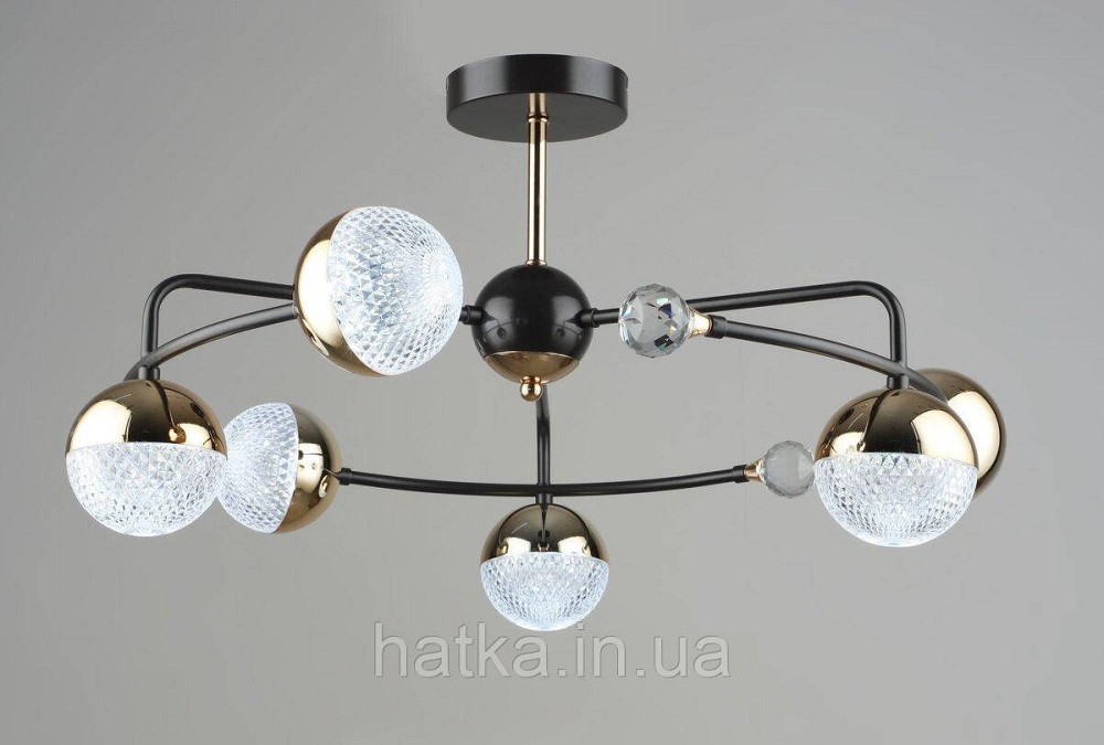 Люстра світлодіодна Sirius B N6192/6 COFFEE+FGD 84W Київ - фото 1