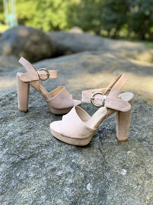 Seastar Босоніжки жіночі SEASTAR KK10 пудра (літо, еко-замша) (1016) лише 38р.і 40р. Коломия - фото 1