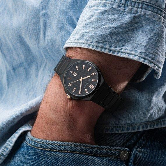 Чоловічий водостійкий наручний годинник Lee Cooper Knight (Чорний) Вінниця - фото 8