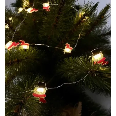 Гирлянда Chomik Струна Снеговик 2.2 м 20 LED Теплый белый (5900779880207) Вінниця