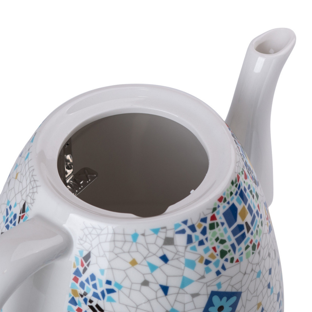 Чайник електричний Sokany SK-09008, 1,5 л, безшумний, білий Київ - фото 4