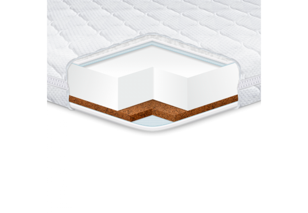 Дитячий ортопедичний беспружинний матрац Kiddy Cocos (Кідді Кокос) ТМ Еurosleep нестандарт за м2 Харків - фото 1