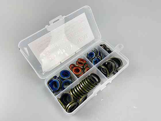 Набір шайб метал з гумовими кільцями  (100 шт)  ATP2187 Мукачево