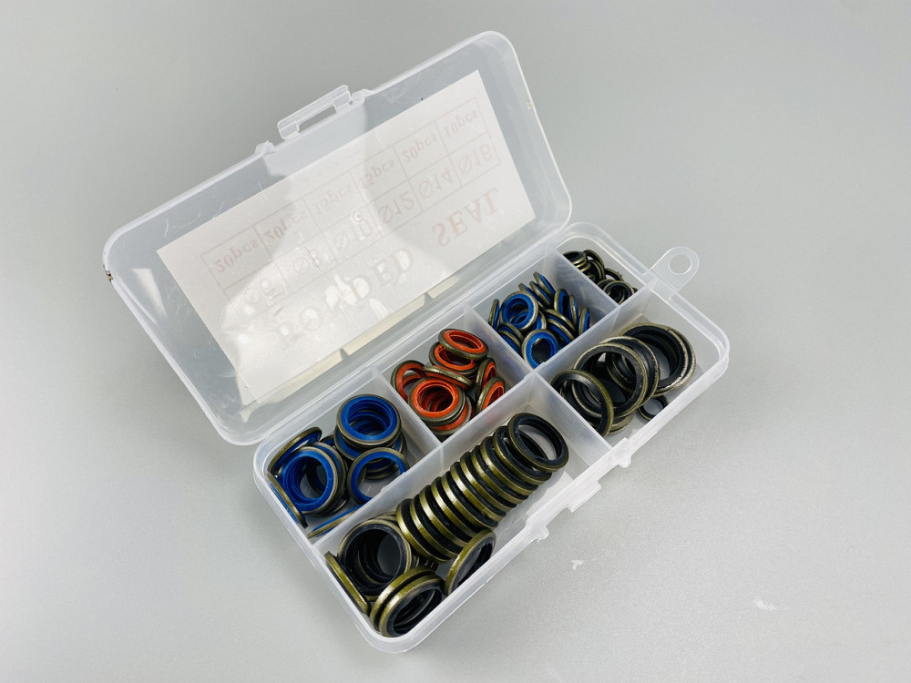 Набір шайб метал з гумовими кільцями  (100 шт)  ATP2187 Мукачево - фото 5