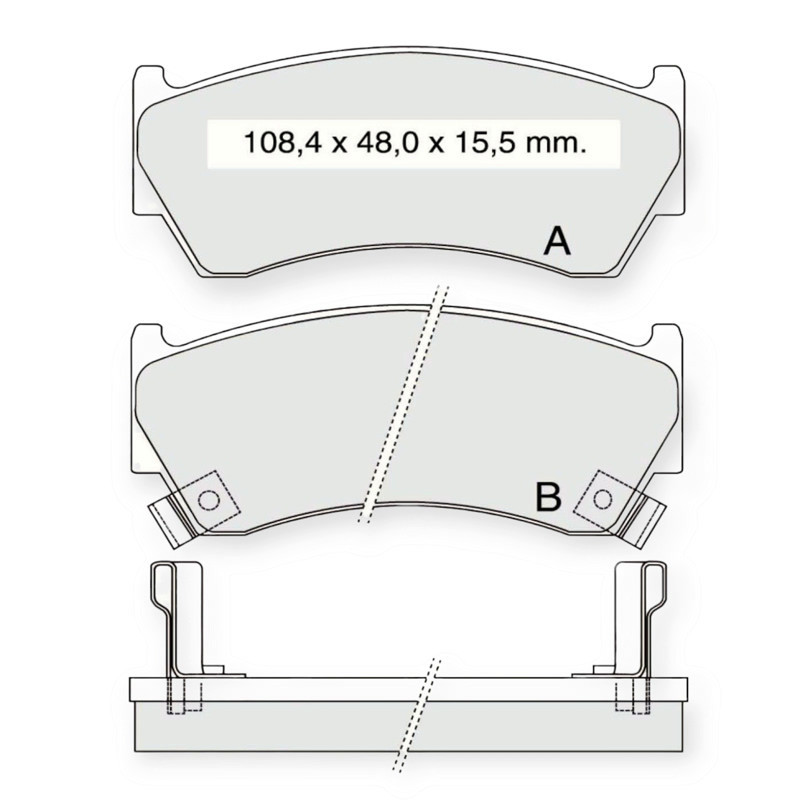 Колодки передние Ниссан Almera N15 тормозные Мукачево - изображение 1