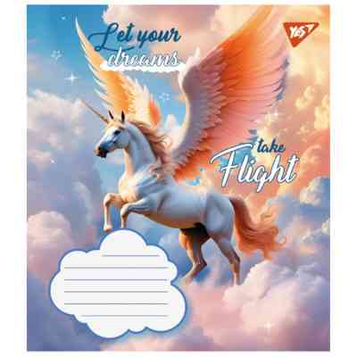 Зошит Yes Let your dreams 12 аркушів лінія (766947) Вінниця