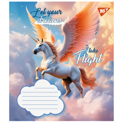 Зошит Yes Let your dreams 12 аркушів лінія (766947) Вінниця - фото 6