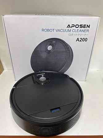 Робот-пылесос APOSEN A200 1500 Па для шерсти животных и ковров, автоматический смарт-пылесос с саморазрядкой, до 100 минут (Б/У) Киев