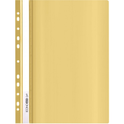 Папка-скоросшиватель Economix А4 Light с перфорации, желтая (E38504-05) Винница - изображение 1