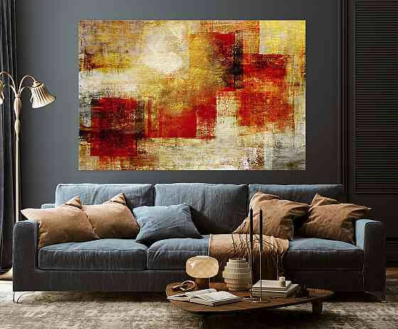Картина холст  у вітальню / спальню Абстракція    MLP_7 ( 60х30см ) Київ