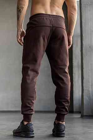 Утеплені джоггери зі швами навиворіт TotalFit EM3-IS10 Коричневый, L Киев