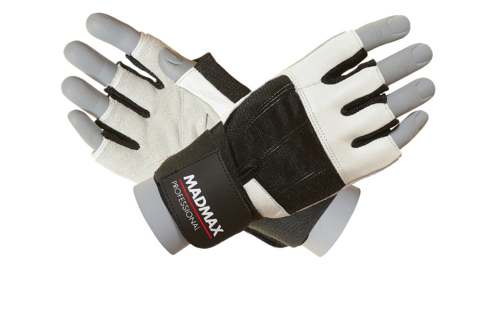 Рукавички для фітнесу MadMax MFG-269 Professional White XXL Луцк - изображение 1