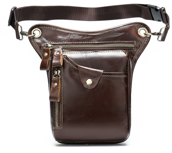 Поясная сумка Vintage 20014 Коричневая Киев