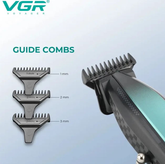 Тример для бороди та вусів VGR V-992 Дніпро - фото 4