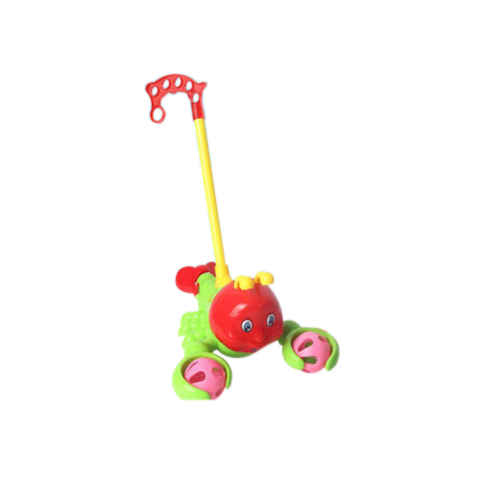 Детская каталка на палочке Bambi 198-13 Зелено-Красный Винница - изображение 1