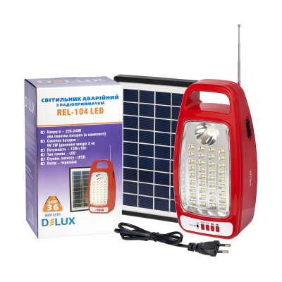 Ліхтар Delux REL-104 (6V4,5Ah) 36 LED 12W+1W (90018291) Вінниця - фото 3