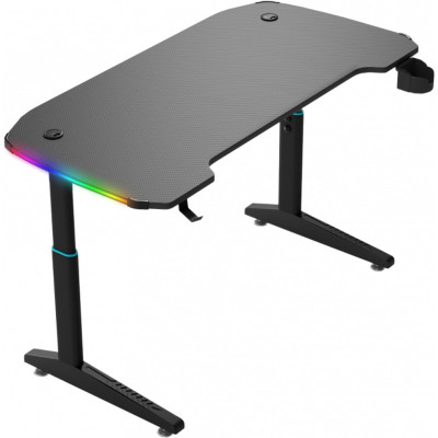 Комп'ютерний стіл GT Racer T-1221 Black (T-1221 (120x60x71-79) Black) Вінниця - фото 1