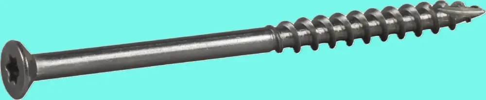 Шведський шуруп для терас 4, 8×55 мм, нержавіюча сталь, Tx20 потайна головка Житомир - фото 1