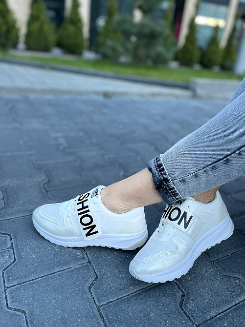 IDEAL Кросівки жіночі Ideal H10 білі (весна-осінь, еко-шкіра) (1528) лише 41р. Коломия - фото 2