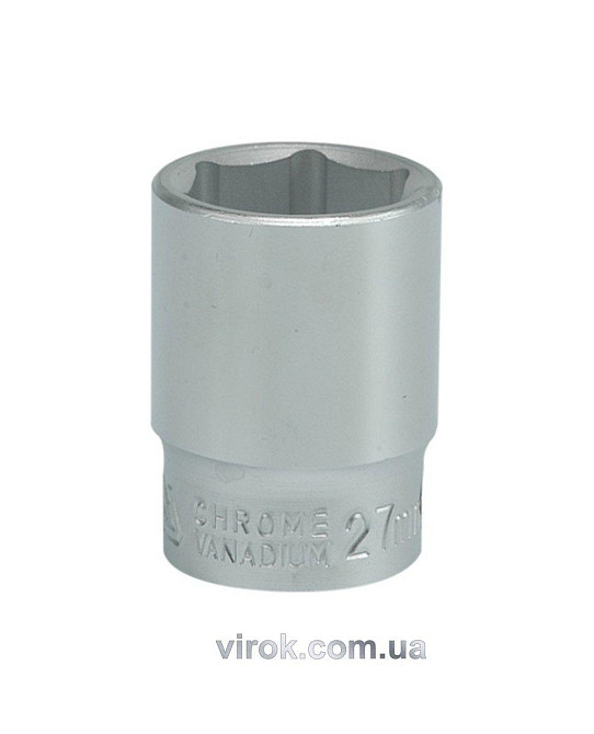 Головка торцева 6-гранна YATO : квадрат 3/4", М= 27 мм, L= 50 мм [12/96] Одеса - фото 1