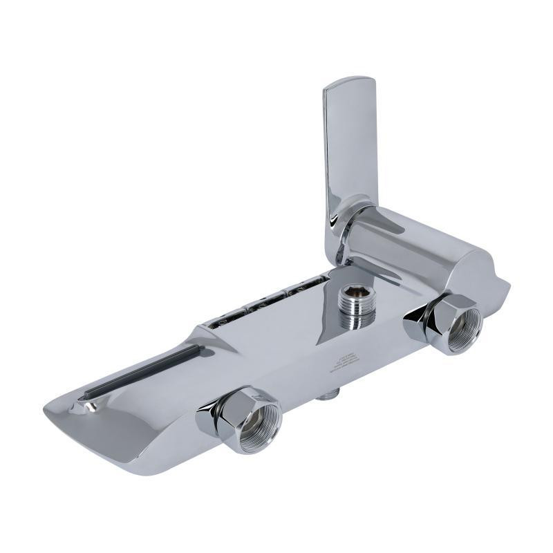 Душевая система из латуни Qtap Slavonice на три потребителя (с изливом) QTSLA111CRM45904 Chrome Харьков - изображение 10