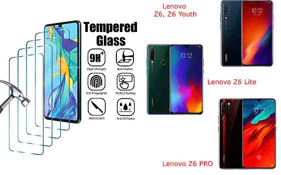 Захисне скло ArmorGlass для Lenovo Z6, Z6 Lite, Z6 PRO, Z6 Youth – стійке до подряпин та ударів Київ