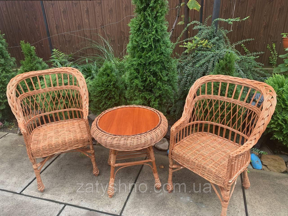 Плетеная мебель, набор Киев - изображение 2