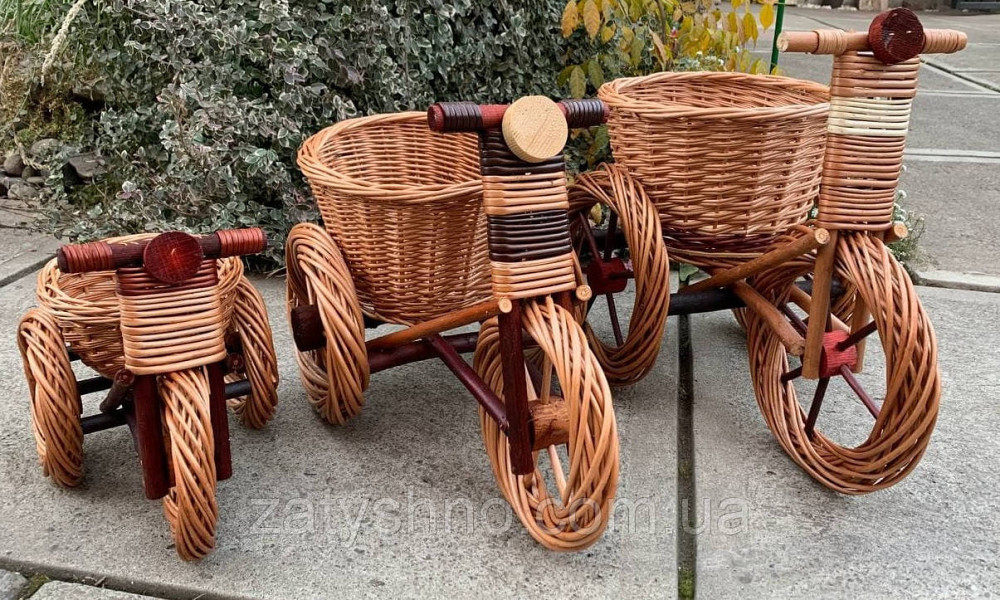 Плетеная подставка под вазон ( набор) Киев - изображение 5