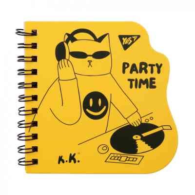 Блокнот Yes 100x100 мм 30 листов подв спираль Tatoo Cats точки (151799) Винница