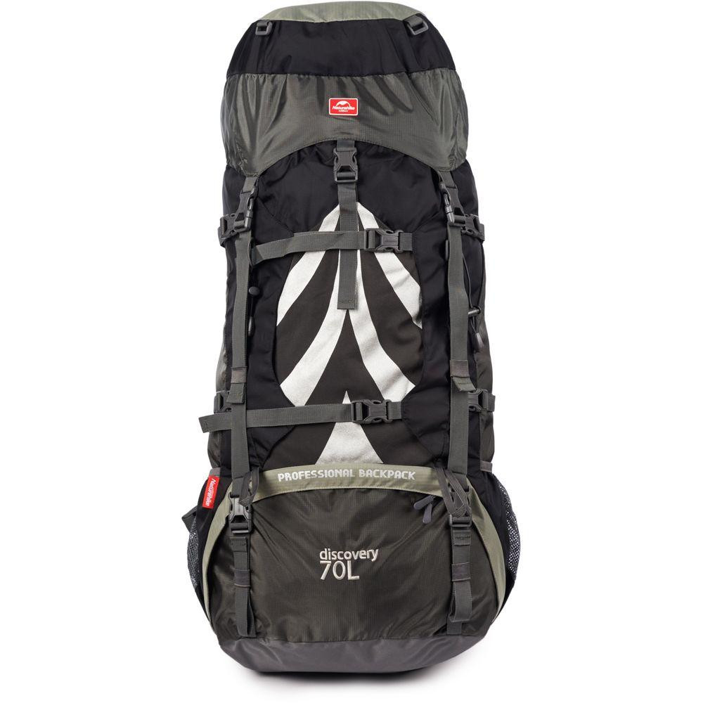 Рюкзак туристический Naturehike NH70B070-B, 70 л + 5 л, черно-серый Киев - изображение 1