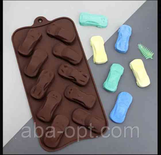 Форма силіконова на 10 виробів 20 х 11 см. Машини (шт.) Одеса