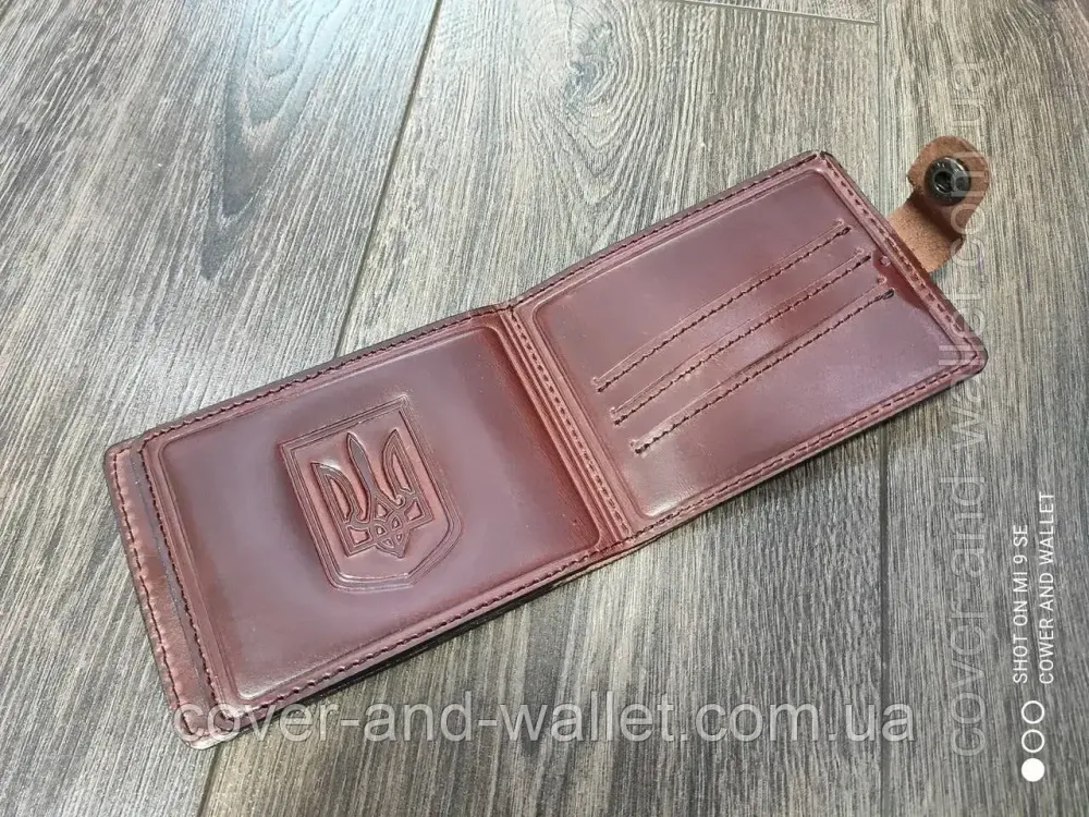 Шкіряна обкладинка пормтоні на посвідчення "ДСНС" Київ - фото 3