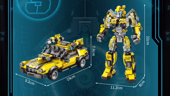 Конструктор Robot Трансформер Бамблби, 2 в 1, 617 деталь, совместим с Lego Киев