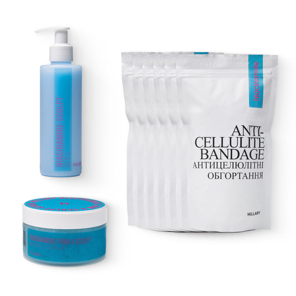 Курс антицеллюлитного ухода в домашних условиях с ниацинамидом Hillary Niacinamide Anti-Cellulite Home Care Киев - изображение 1