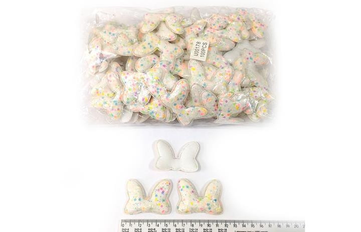 Нашивки для одягу молочні Метелики 20 шт Київ - фото 1