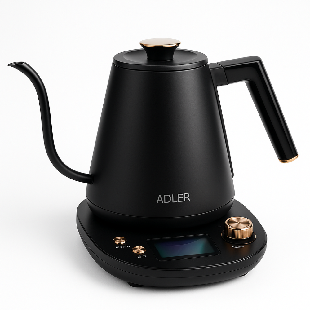 Электрочайник Adler AD 1349 1Л 900Вт Gooseneck с точным контролем температуры Black JI-57 Львов - изображение 12