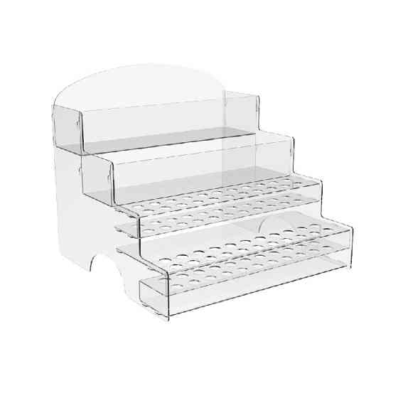 Підставка EKOSTAR для пробників і сашетів із акрила 300х300х272 Київ