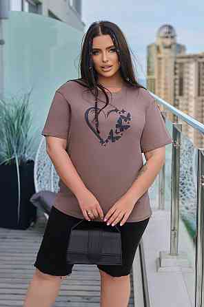 Жіноча футболка з малюнком "Spark" оптом | Норма і батал Київ