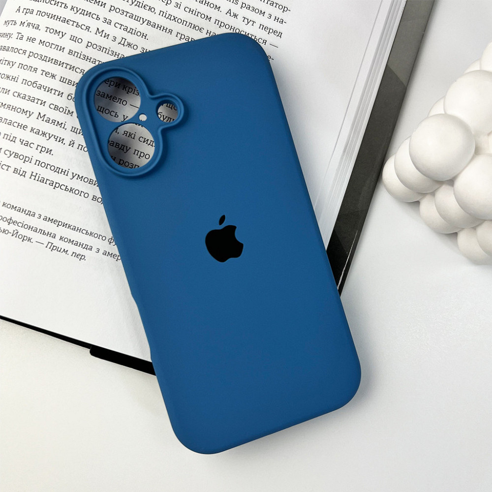 Чохол для смартфона Silicone Full Case AA Camera Protect for Apple iPhone 16 38,Surf Blue Київ - фото 7
