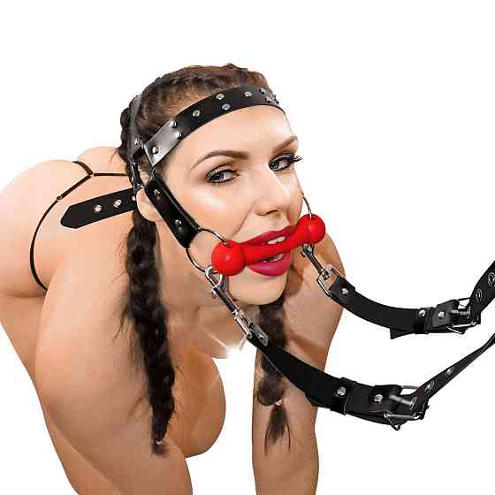 БДСМ кляп-упряжка Art of Sex - BDSM Gag Harness Pony Sex Aura Київ
